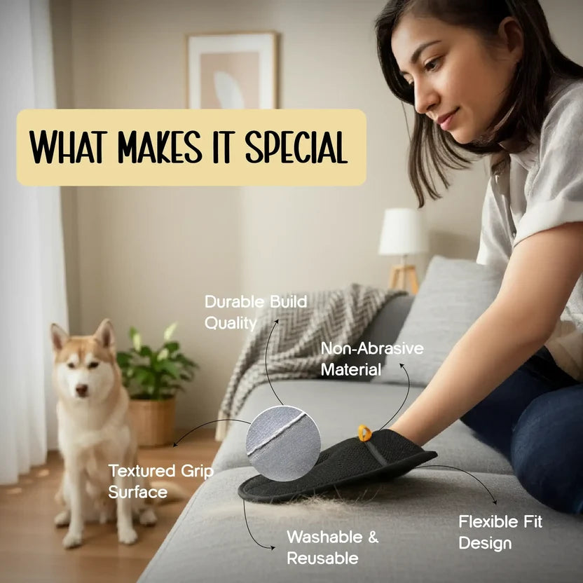Fur Swipe Grooming Glove